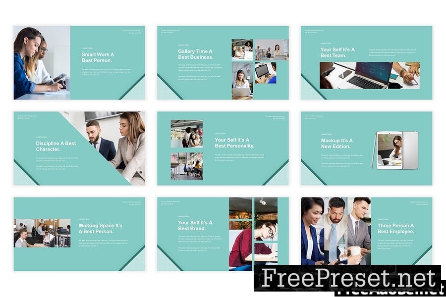 Busineste Presentation Template ZFVYKTS