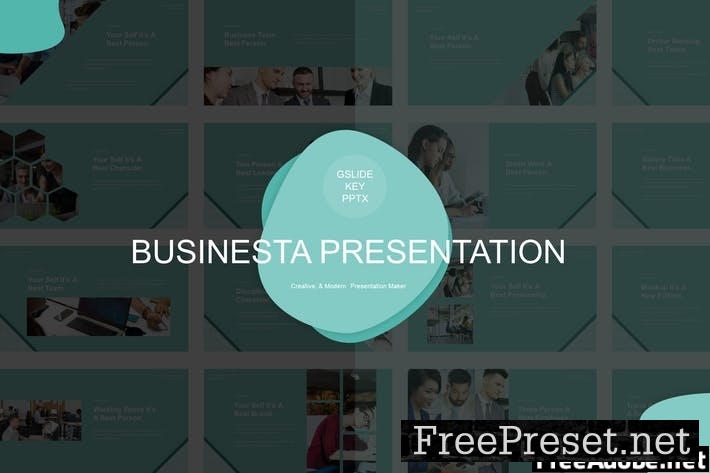 Busineste Presentation Template ZFVYKTS