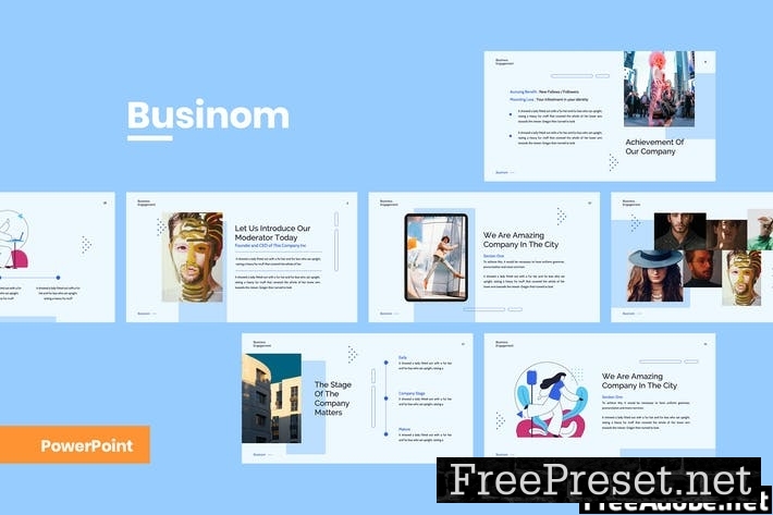 Businom - Business PowerPoint Template CKEFC5E