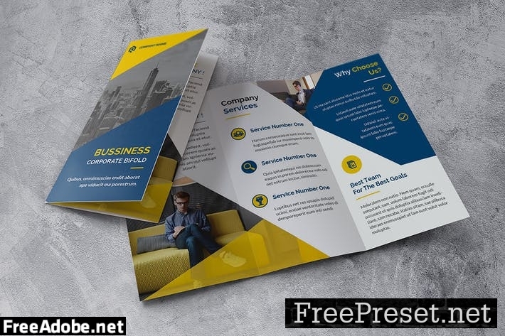 Bussiness Corporate Trifold UQBQNF