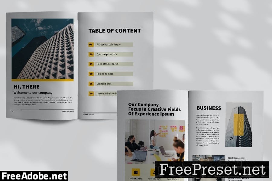 Bussiness Proposal - Brochure Company 43DVTF7