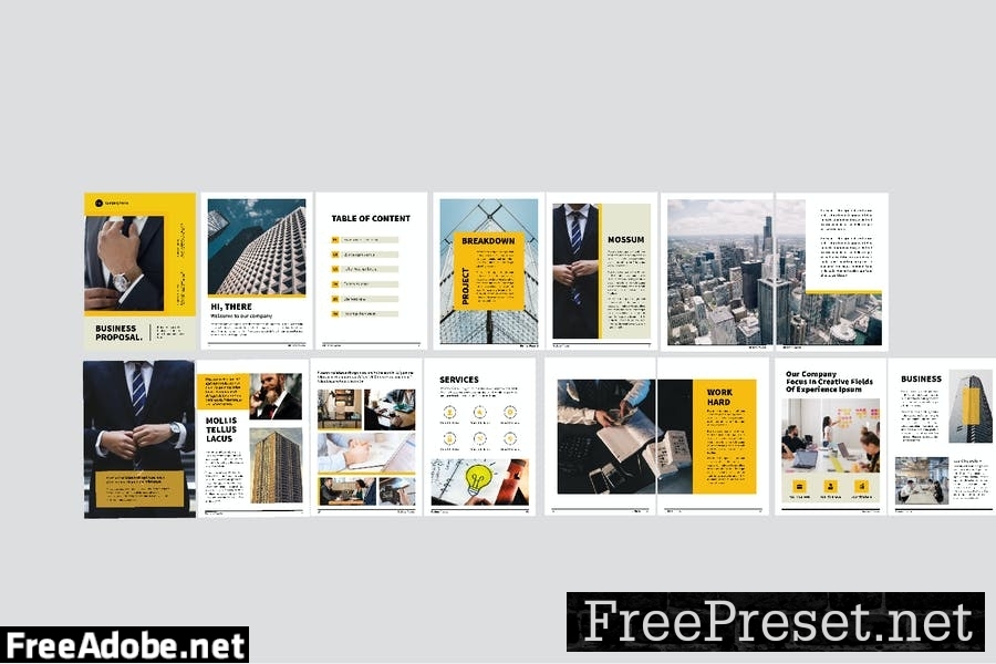 Bussiness Proposal - Brochure Company 43DVTF7