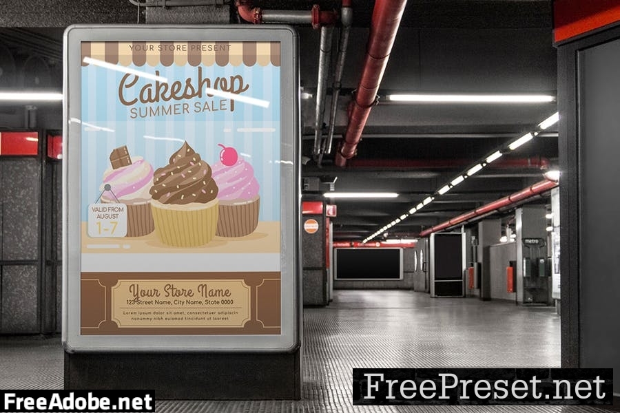 Cake Shop Sale - Flyer Template V6BD5M7