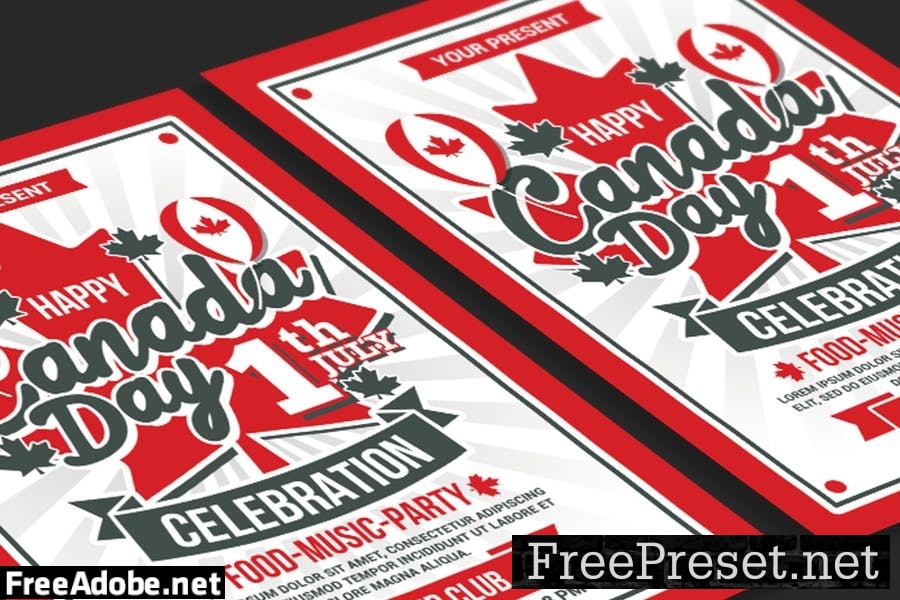 Canada Day Celebration Flyer