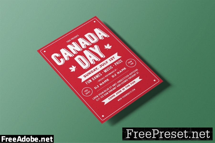 Canada Day Flyer