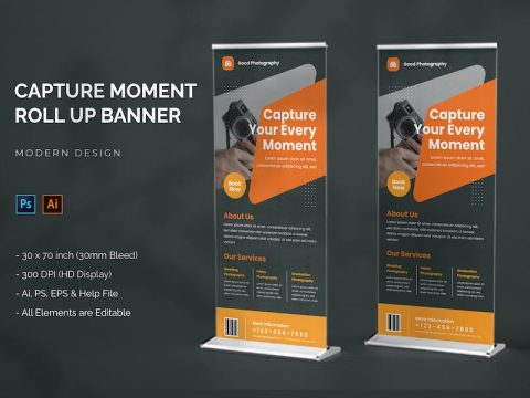 Capture Moment - Roll Up Banner YC85ZHP