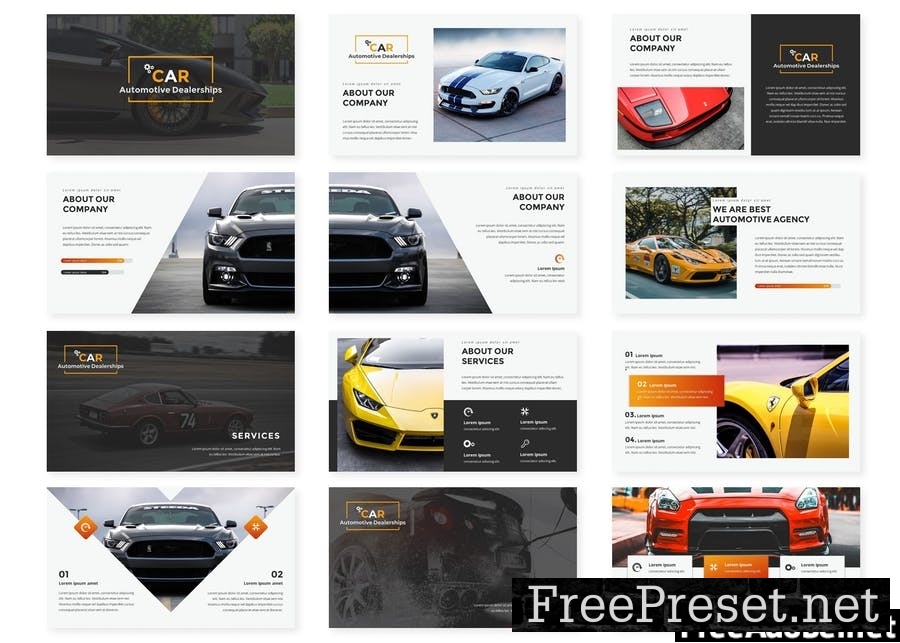 Car Dealerships Google Slides Template