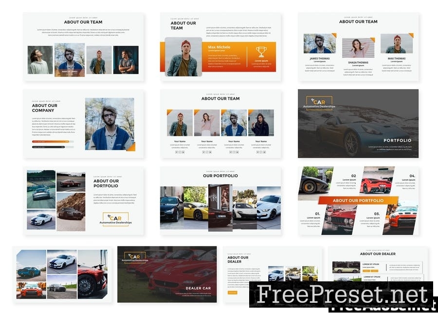 Car Dealerships Google Slides Template