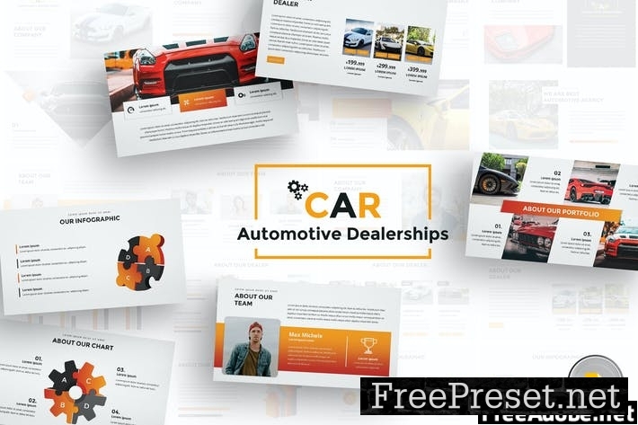 Car Dealerships Google Slides Template HE25DX