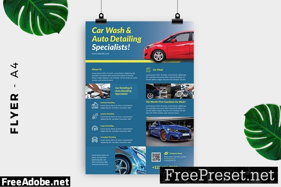 Car Detailing Flyer Design