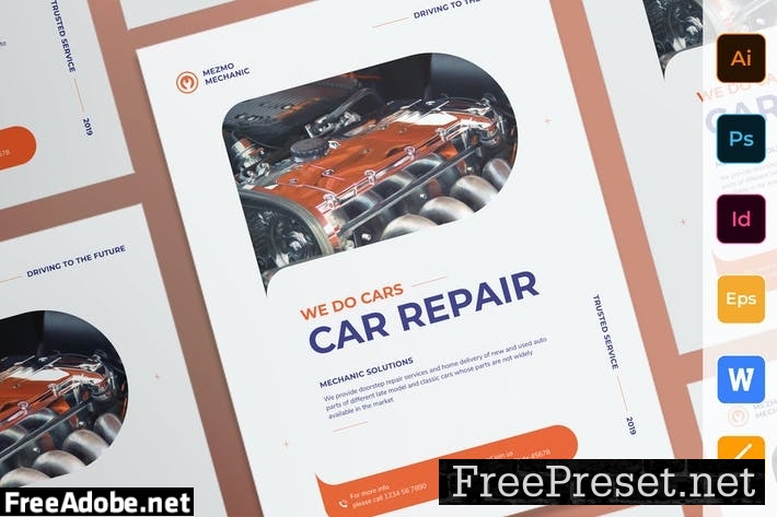 Car Repair Poster JCWXT7P