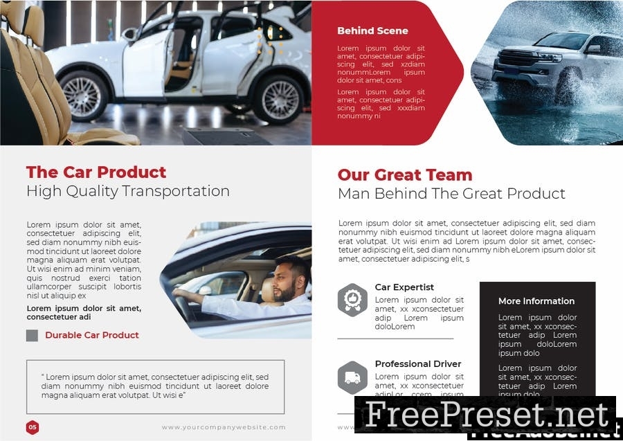 Car Transportation Brochure