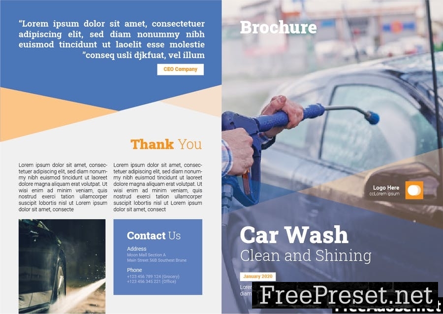 Car Wash Company Brochure