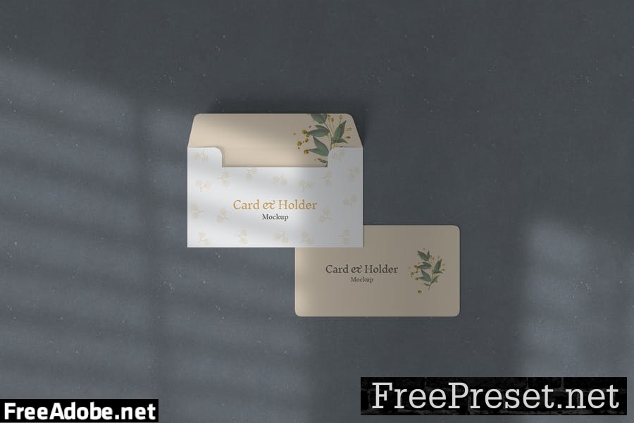 Card and Holder Mockup LMFNW4E