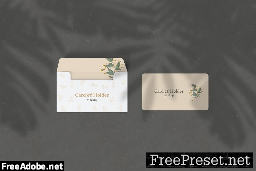 Card and Holder Mockup LMFNW4E