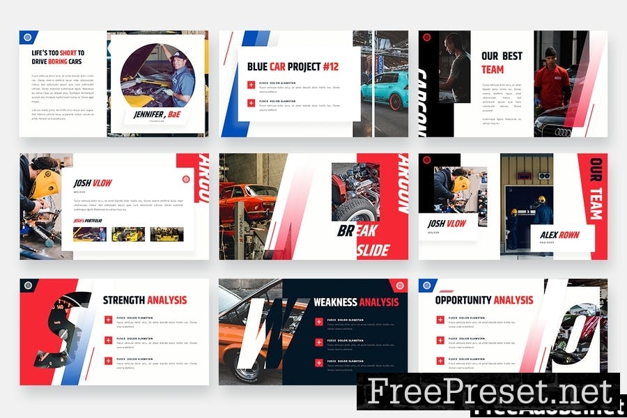 CARGON - Garage & Car Workshop Powerpoint Template