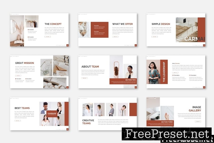 Carmaine Presentation Template