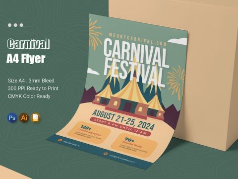 Carnival Festival Flyer CTEMUJN