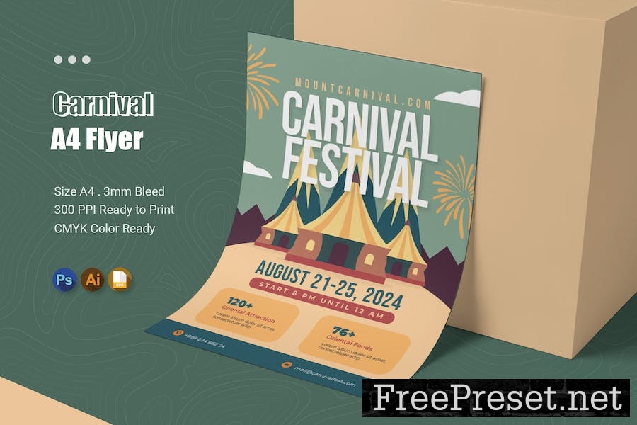 Carnival Festival Flyer CTEMUJN