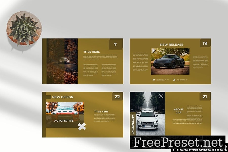 Catarino Automotive - Sport Powerpoint Template MBN9KKB