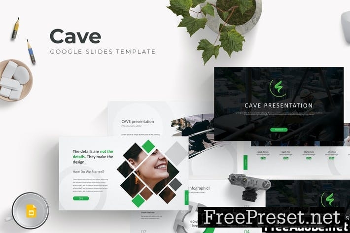 Cave - Google Slide Template DFFN98