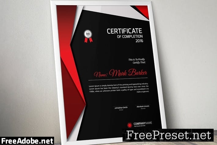 Certificate L6D7TNP