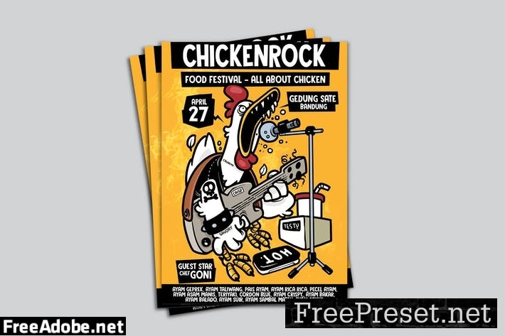 Chicken Rock Poster RG 2RUZ3N8