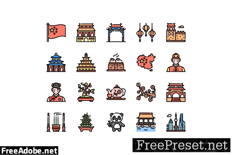 China icons packs U78D6SS