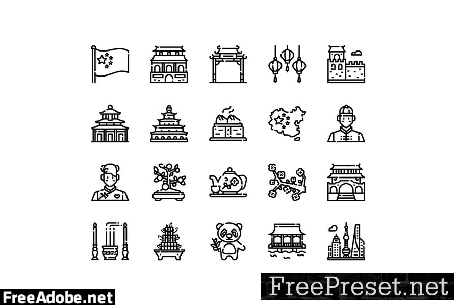 China icons packs U78D6SS