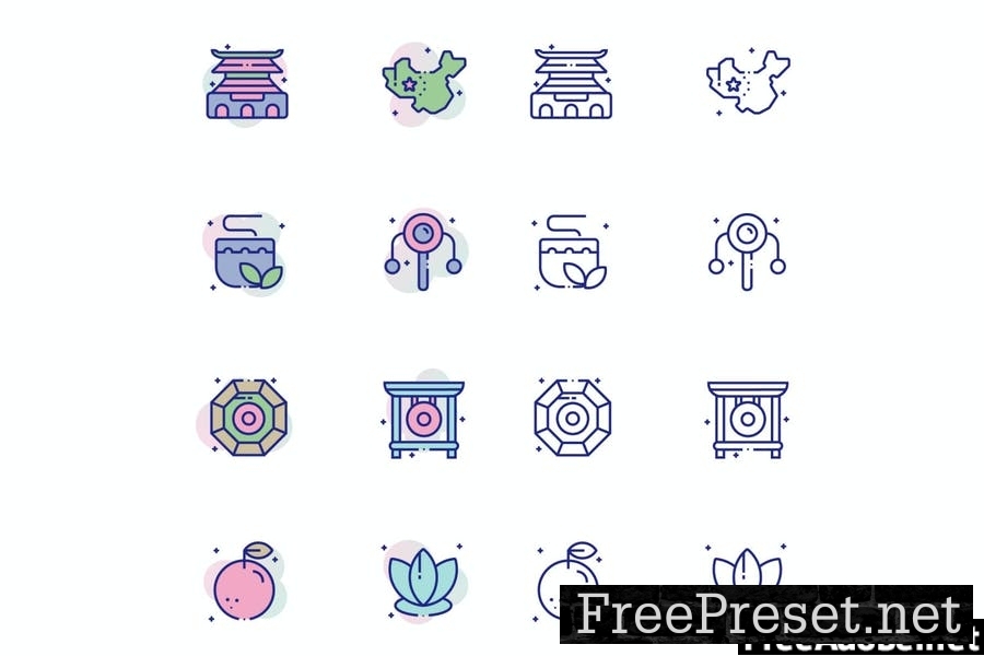 China Theme Icon Pack