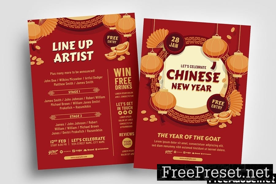 Chinese New Year Flyer