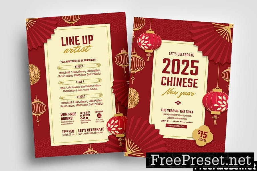 Chinese New Year Flyer