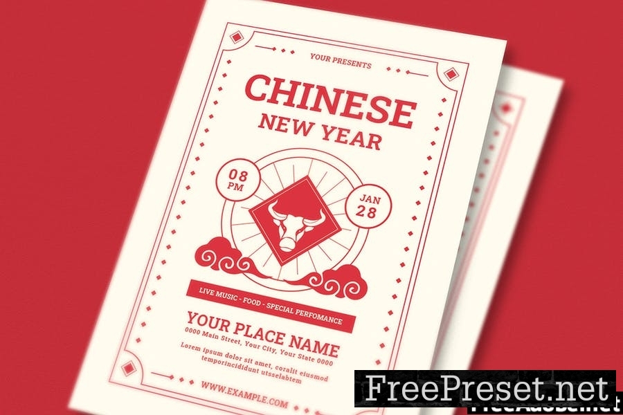 Chinese New Year Flyer Set