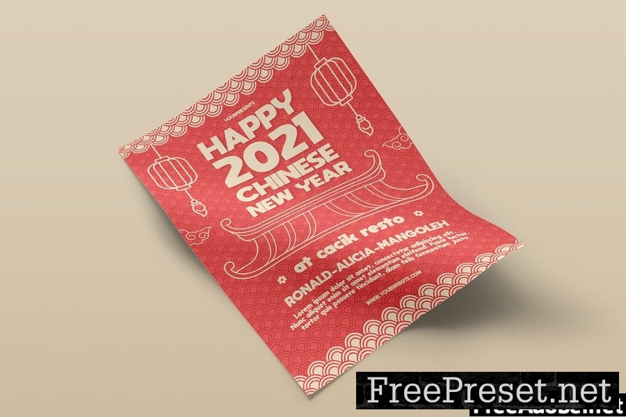 Chinese New Year Flyer Template Vol. 02