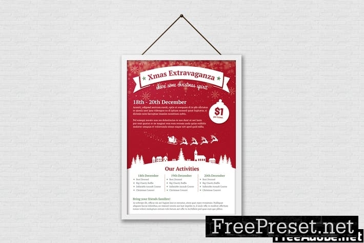 Christmas Event Poster QZTX7LB