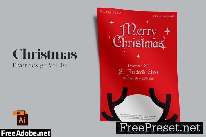 Christmas Flyer Design Vol. 02 J4T5BQ5