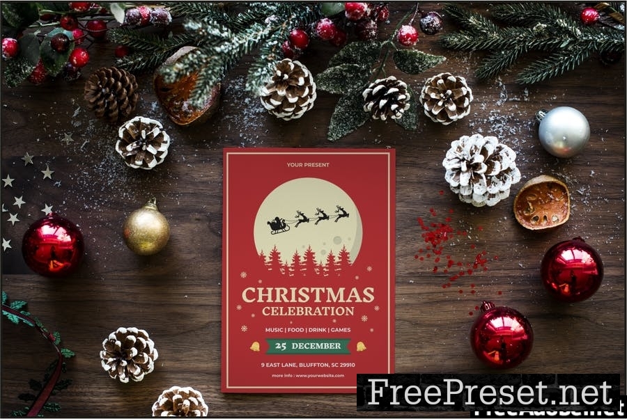 Christmas Flyer Template Vol. 01 K63FYMN