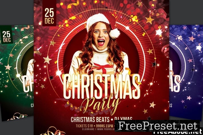 Christmas Party Flyer G2XS8LQ