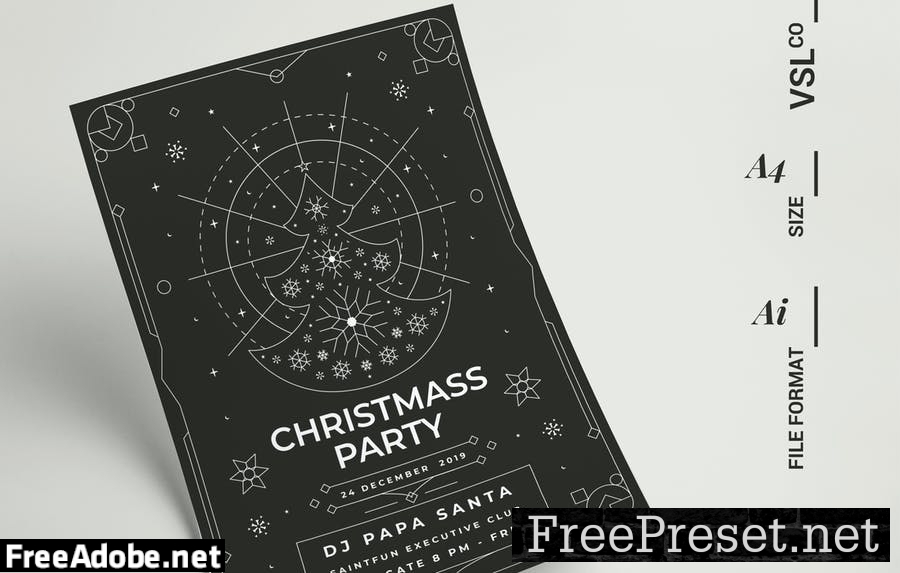 Christmas Party Poster 7DQHE63