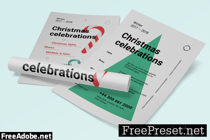 Christmas Poster Template DNM9YK