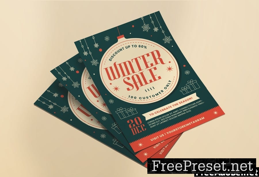 Christmas Sale Flyer Pack