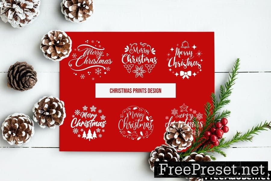 Christmas Typography Set