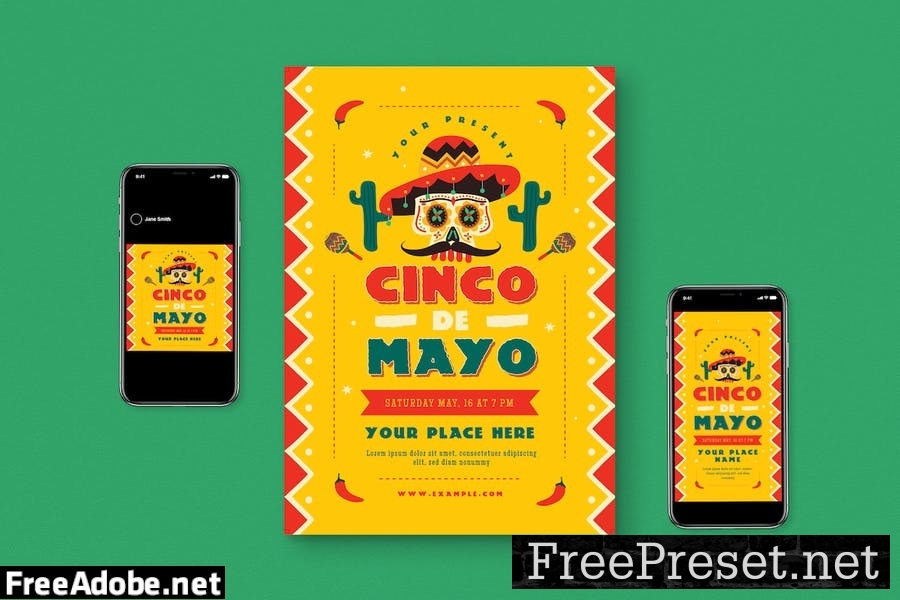 Cinco de Mayo Flyer Pack WEQ7G69