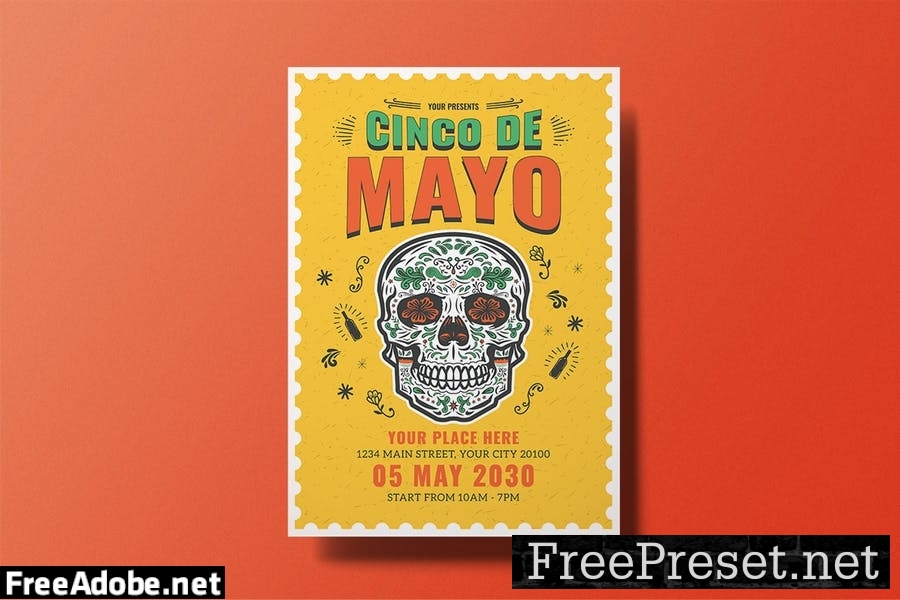 Cinco De Mayo Flyer TDV4CBX