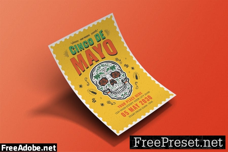 Cinco De Mayo Flyer TDV4CBX