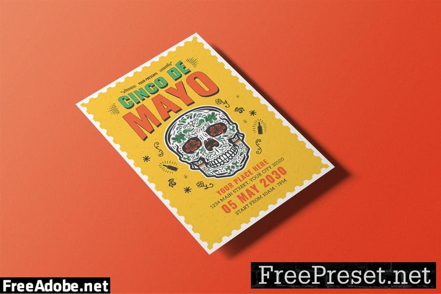 Cinco De Mayo Flyer TDV4CBX