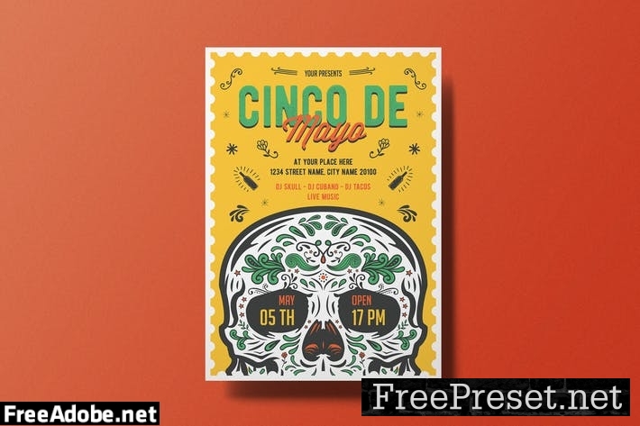 Cinco De Mayo Flyer 9EVX3TM