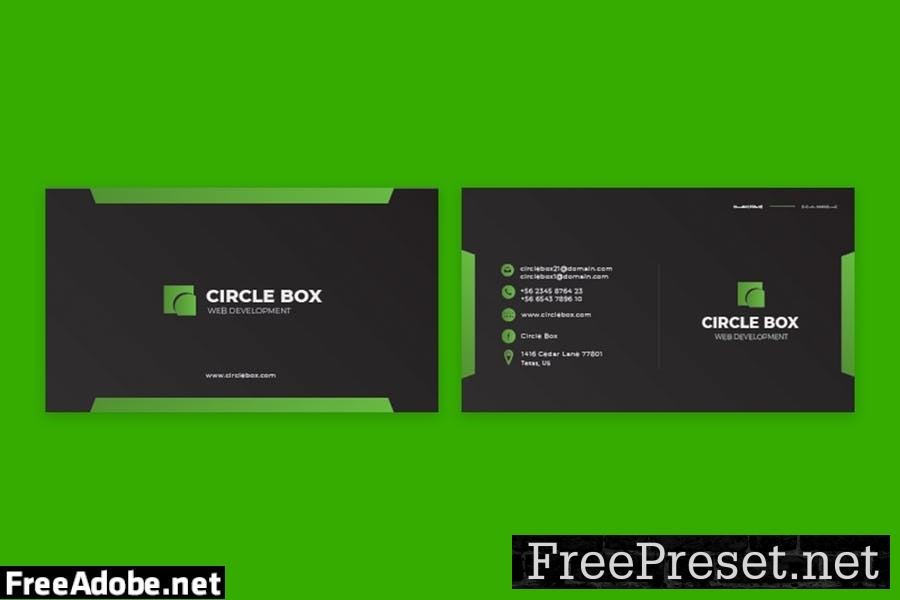 Circle Box Bussines Card