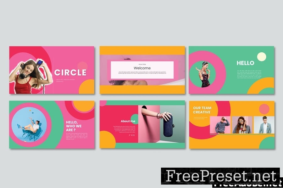 Circle Creative Google Slides