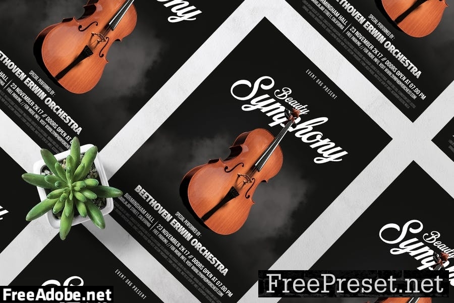 Classic Music Event Flyer Template